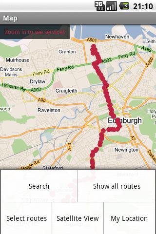 Edinburgh Bus Tracker Android Travel & Local