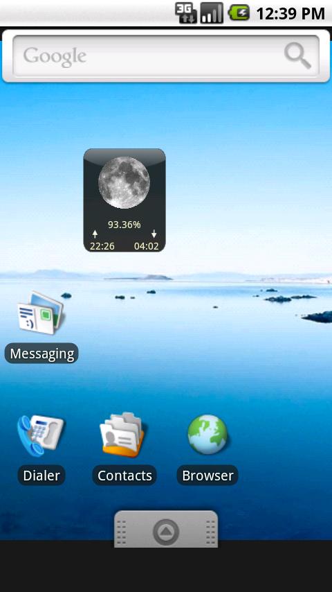 Moon Widget Android Reference