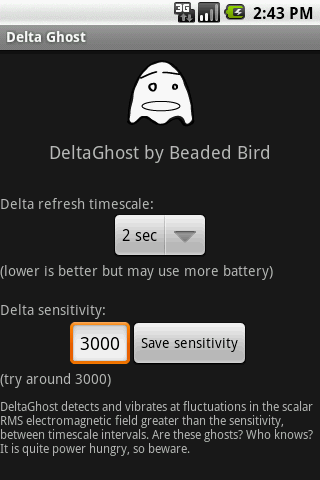 DeltaGhost Ghost Detector Android Lifestyle