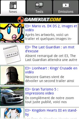 Gamekult Jeux Vidéo Android Entertainment