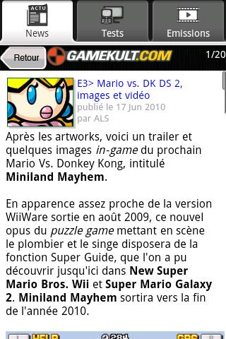 Gamekult Jeux Vidéo Android Entertainment