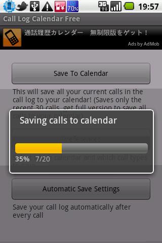 Call Log Calendar Free Android Productivity