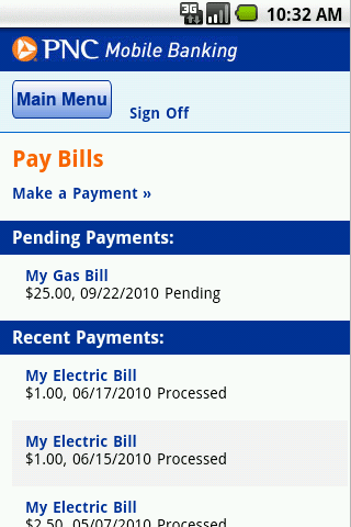 PNC Mobile Android Finance