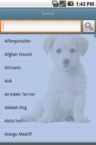 AllDogs Android Reference