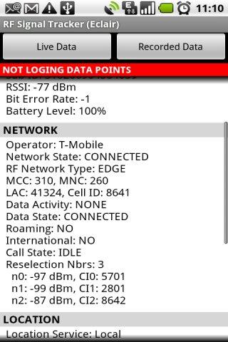 RF Signal Tracker Eclair