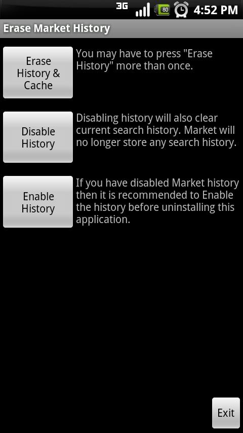 Clear Market History ( Root ) Android Tools