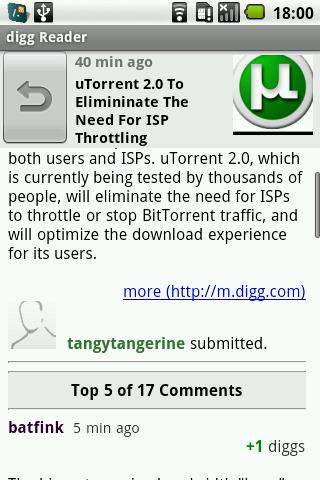 digg Reader Android News & Weather