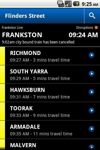 Melbourne Train Trapper Android Travel & Local