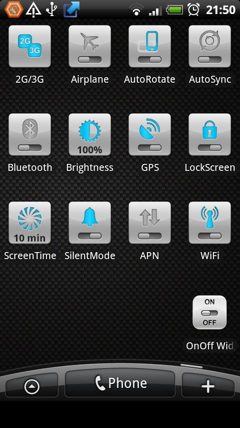 OnOff Widgets Pack Android Tools