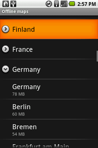 Offline Maps Android Travel
