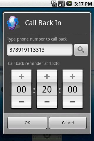 Call Back In (Free) Android Productivity