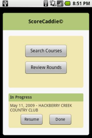 ScoreCaddie – Golf Scoring App Android Lifestyle
