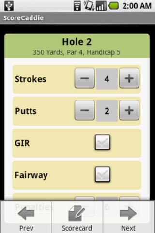 ScoreCaddie – Golf Scoring App Android Lifestyle