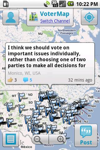 VoterMap Android News & Weather