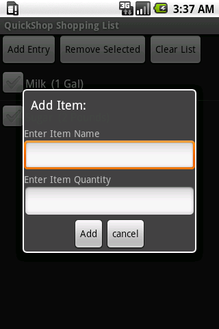 QuickShop Shopping List Android Shopping