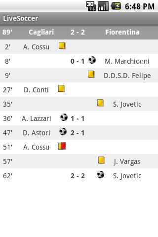 LiveSoccer Android Sports