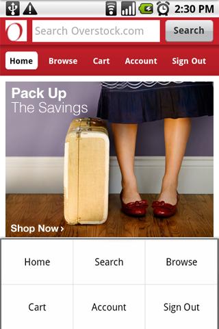 Overstock.com Mobile Shopping Android Shopping