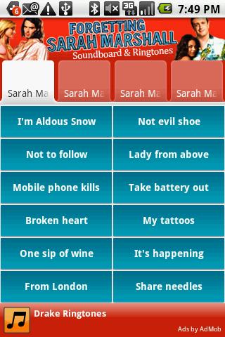 Sarah Marshall Soundboard Android Entertainment