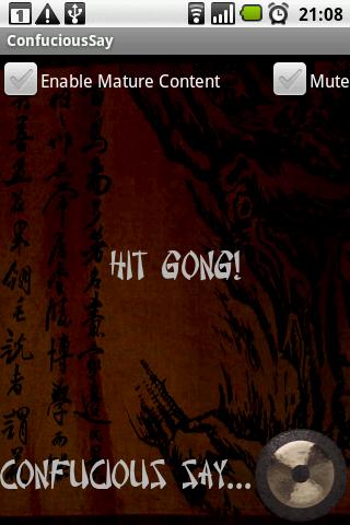 Confucius Say! Android Entertainment