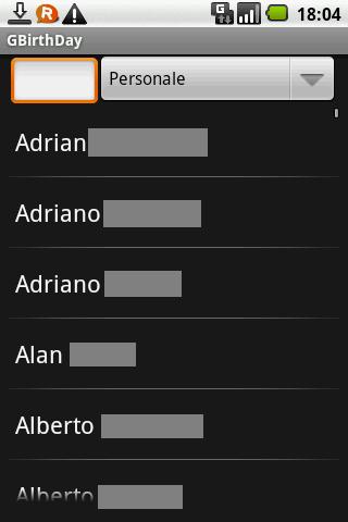 GBirthDay demo Android Tools