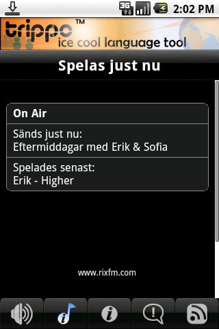 RIX FM Android Entertainment