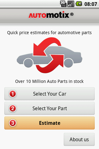 Car Parts Android Shopping
