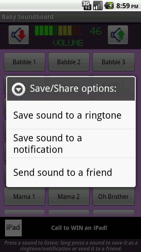Baby Sounds & Ringtones Android Multimedia