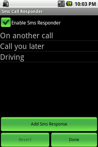 Sms Call Responder Android Communication