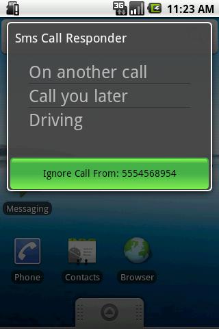 Sms Call Responder Android Communication