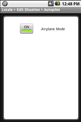 Locale Airplane Mode Plug-in Android Tools