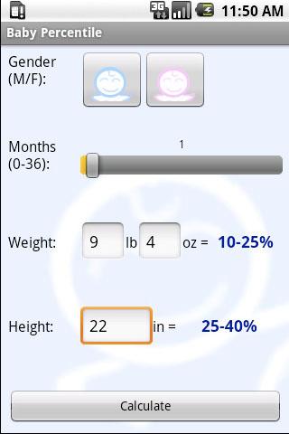 Baby Percentile