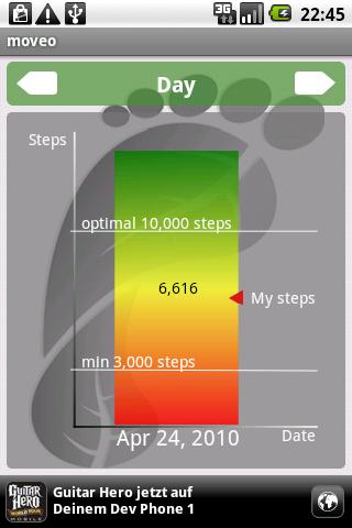 moveo pedometer (beta) Android Health