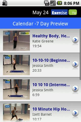 ExerciseTV Android Lifestyle