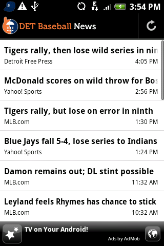DET Baseball News Android Sports