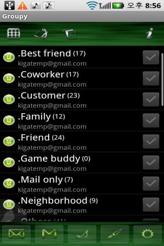 Groupy / contact by group Android Communication