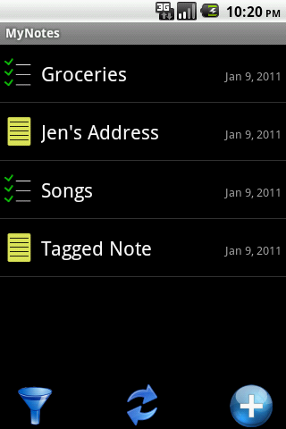 MyNotes Android Productivity