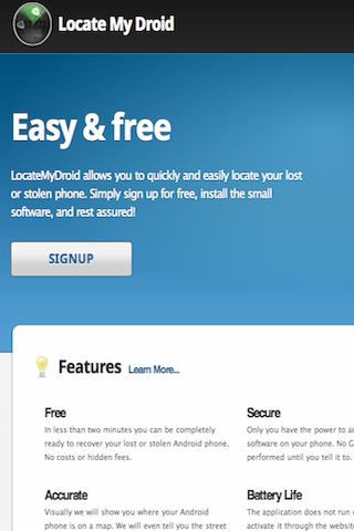 LocateMyDroid Android Tools