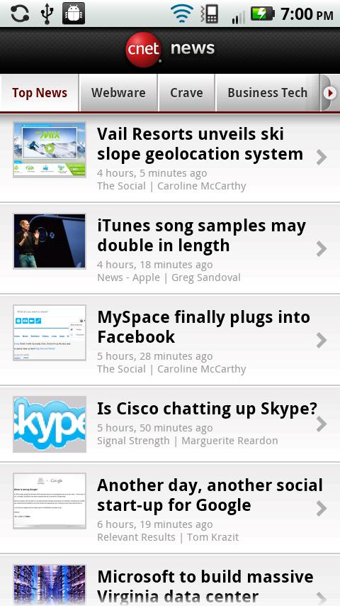 CNET News Android News & Weather