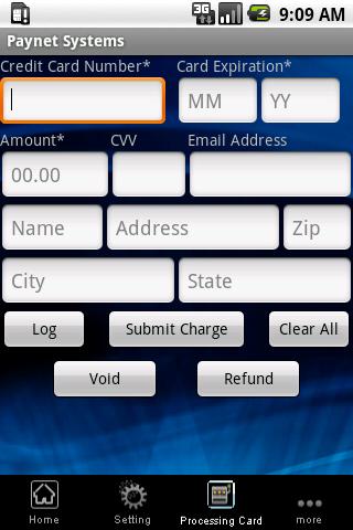 Credit Card Processing Android Productivity