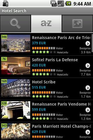 Hotel Search Android Travel