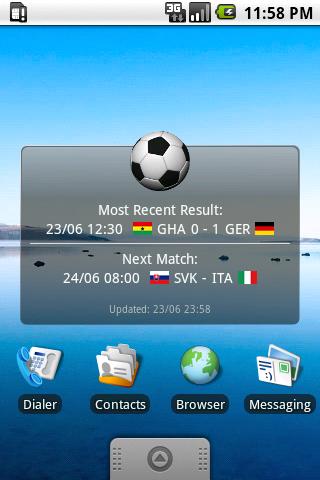 World Cup 2010 Android Sports