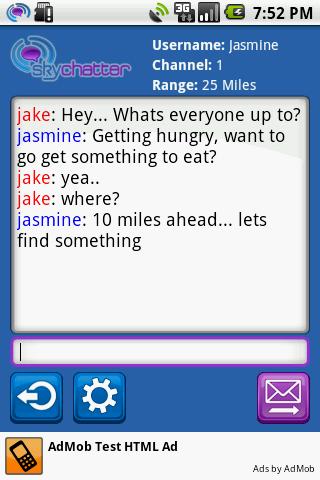 SkyChatter Android Communication