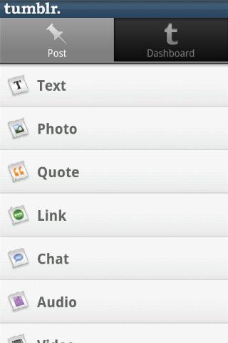 Tumblr Android Social