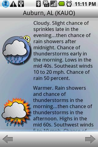 Weather Buddy (free) Android Weather