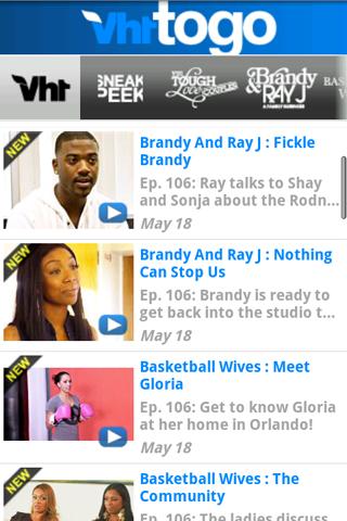 VH1 To Go Android Entertainment