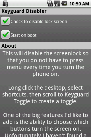 Keyguard Disabler Android Tools