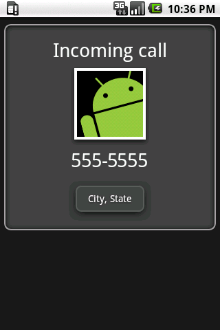 Area Code ID Android Communication