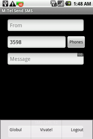 BG SMS Sender Android Communication