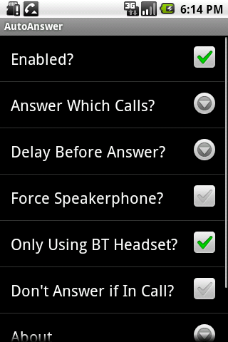 AutoAnswer Android Communication