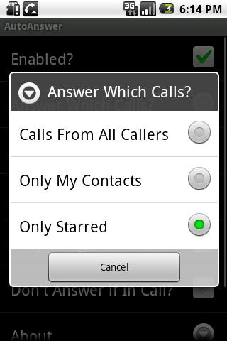 AutoAnswer Android Communication
